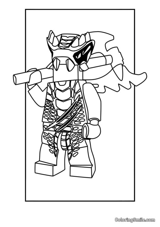 Guerreiro Lizaru Guerreiro Lizaru - Página para Colorir