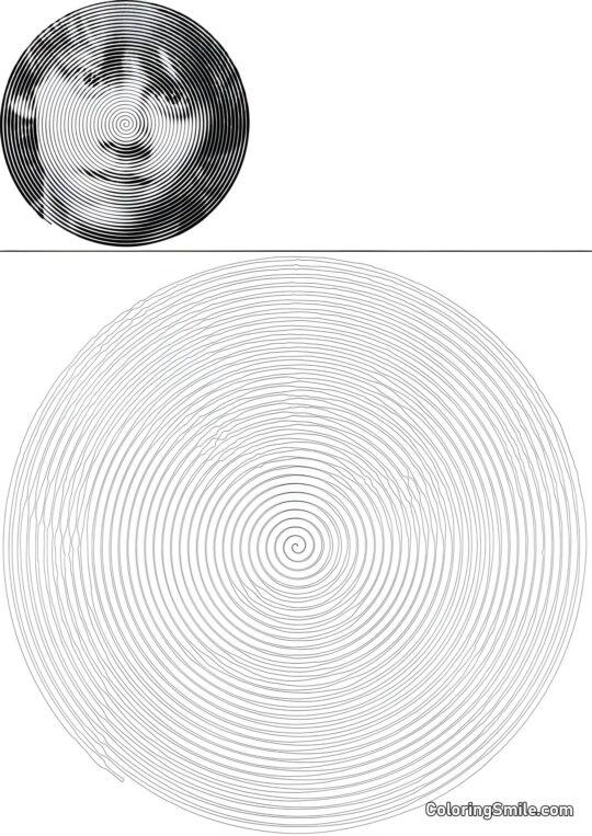 Ron Weasley espiral Ron Weasley espiral - Página para Colorir