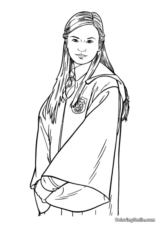 Cho Chang – o primeiro amor de Harry Potter Cho Chang – o primeiro amor de Harry Potter - Página para Colorir