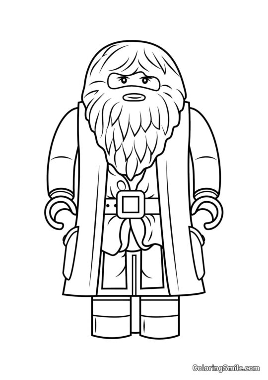 LEGO Hagrid LEGO Hagrid - Página para Colorir
