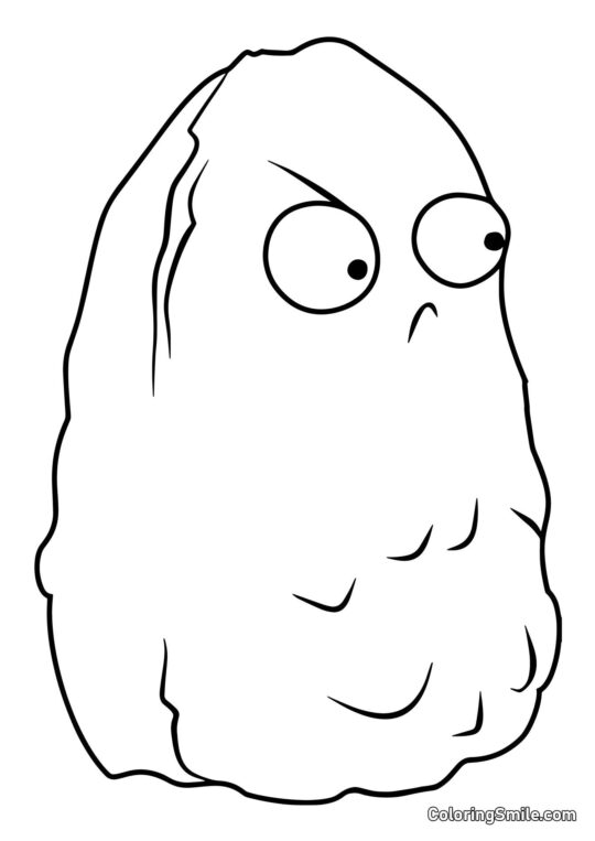 Noz Alta de Plants vs. Zombies Noz Alta de Plants vs. Zombies - Página para Colorir