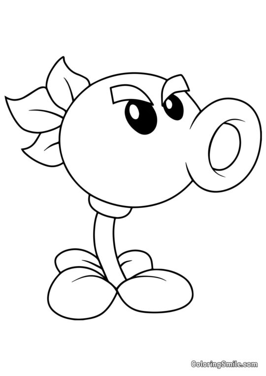 Repetidor de Plants vs. Zombies Repetidor de Plants vs. Zombies - Página para Colorir