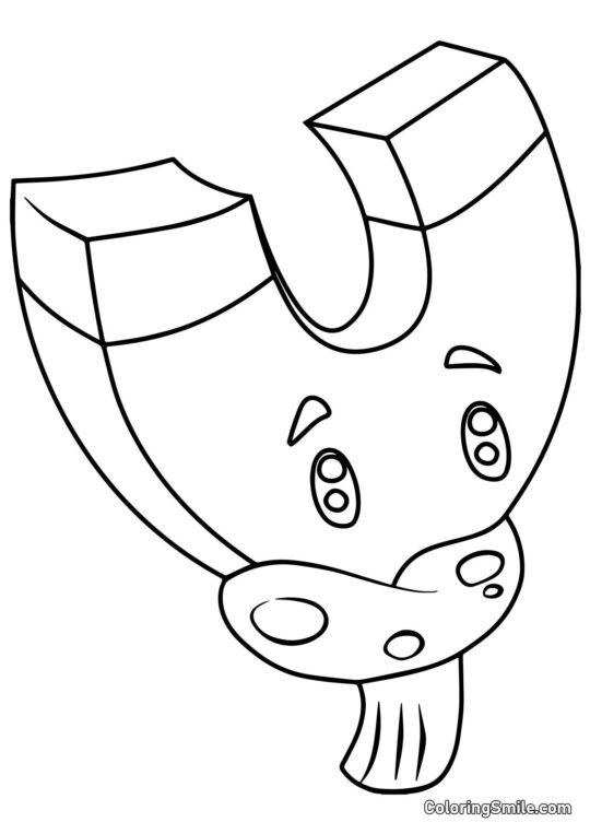 Cogumelo Magnético de Plants vs. Zombies Cogumelo Magnético de Plants vs. Zombies - Página para Colorir