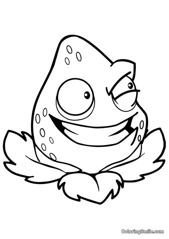 Explode-O-Noz de Plants vs. Zombies Explode-O-Noz de Plants vs. Zombies - Página para Colorir