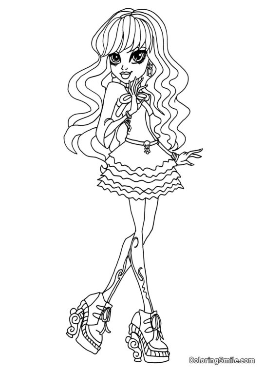 Twyla do Monster High Twyla do Monster High - Página para Colorir