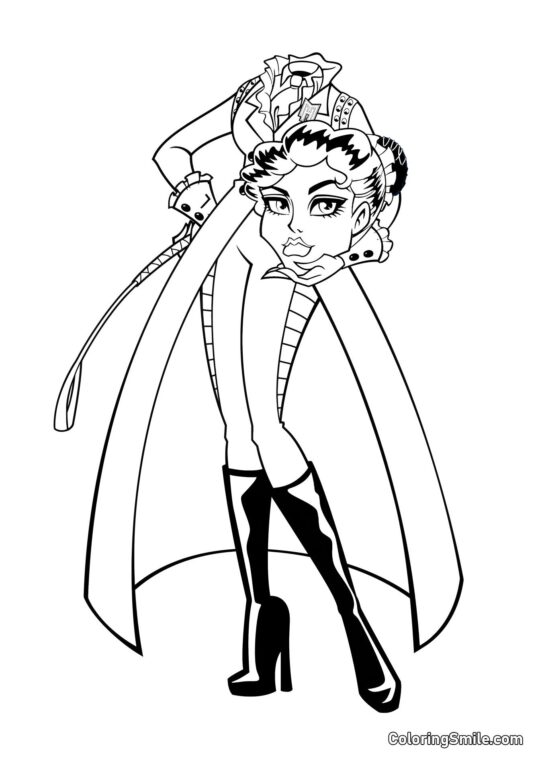 Filha do Cavaleiro Sem Cabeça Filha do Cavaleiro Sem Cabeça - Página para Colorir