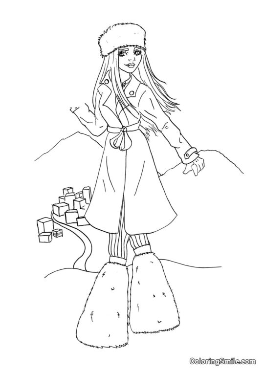 Abbey Bominable – Filha do Yeti Abbey Bominable – Filha do Yeti - Página para Colorir