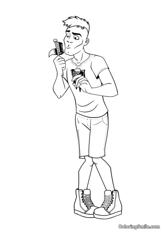 Sloumen Sloumen - Página para Colorir