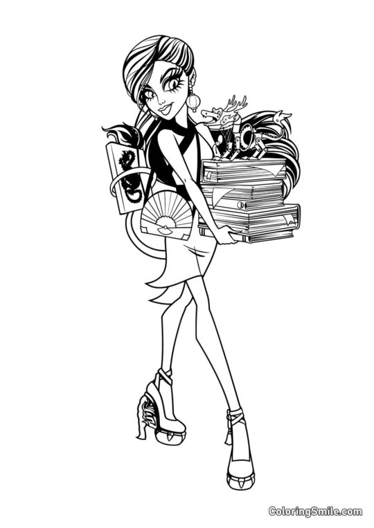 Jinifire Long e Cin Jinifire Long e Cin - Página para Colorir