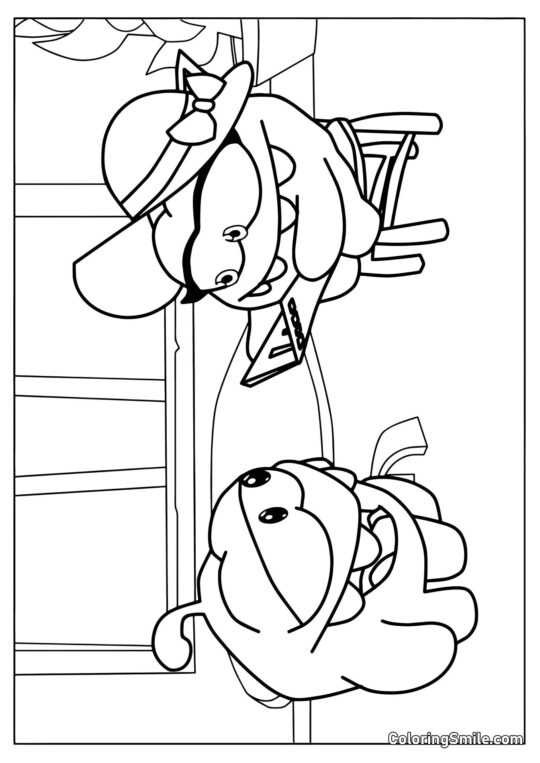 Om Nom Garçom - Página para Colorir