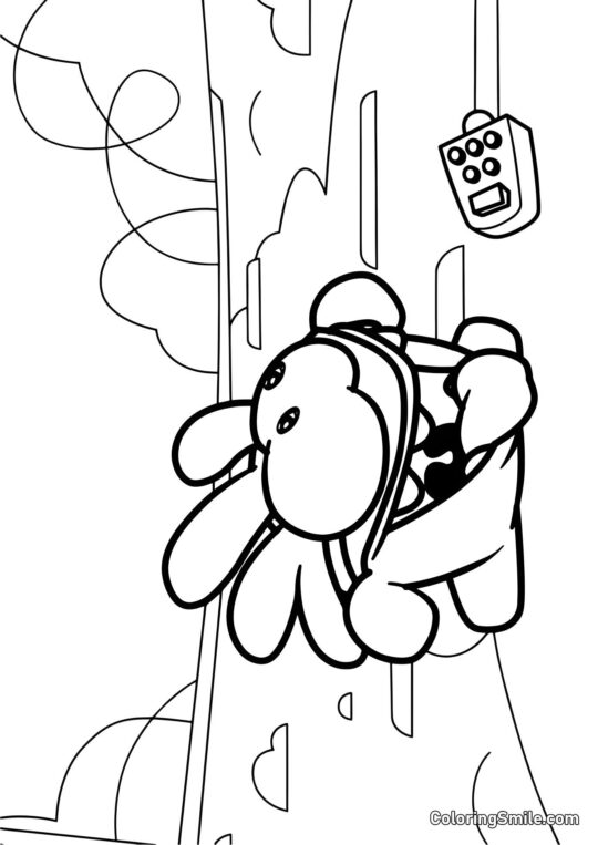 Super Nom com um Controle Remoto - Página para Colorir