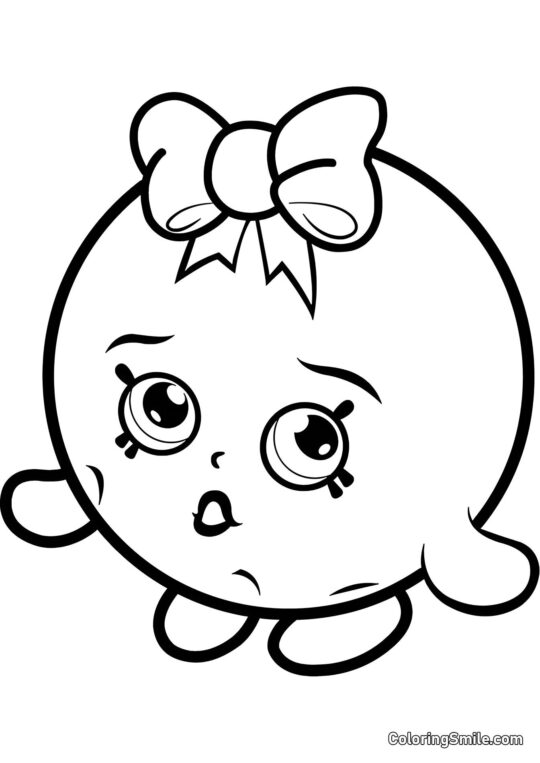 Shopkins Bolha - Página para Colorir