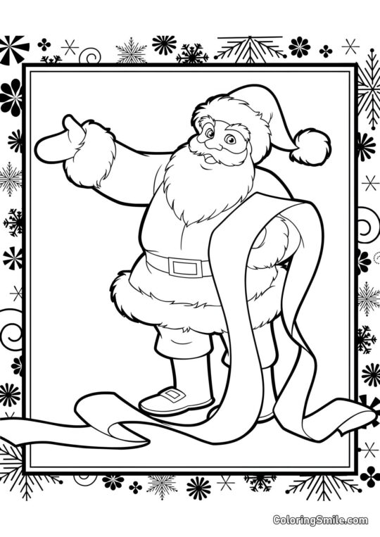 Papai Noel da Dora, a Exploradora Papai Noel da Dora, a Exploradora - Página para Colorir