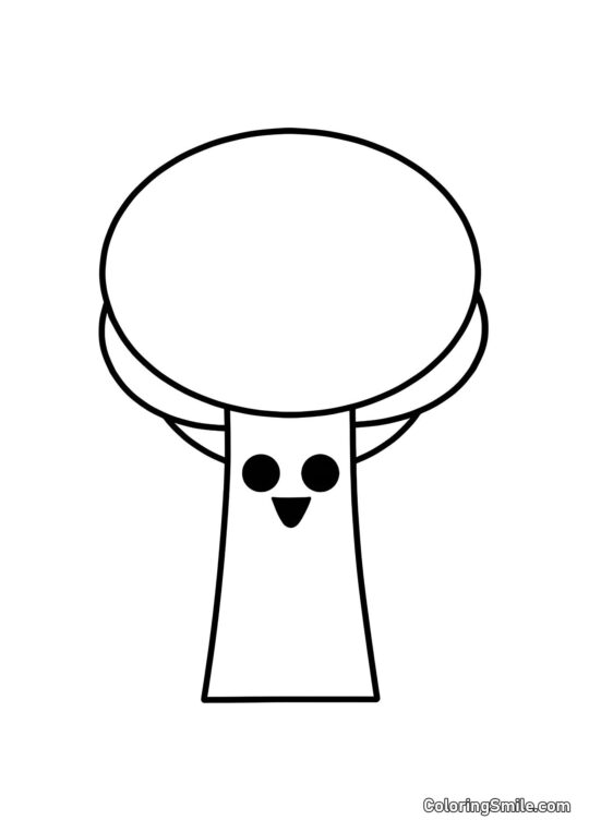 Sprunk Mister Árvore - Página para Colorir