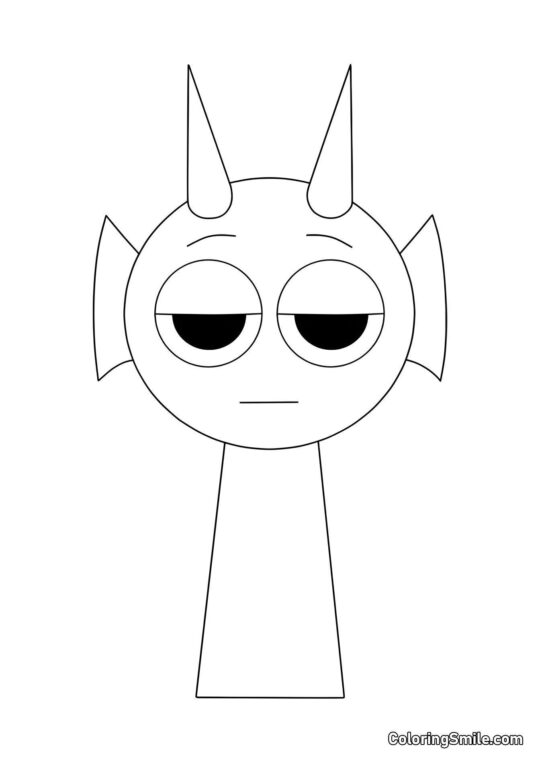 Sprunk Derpl - Página para Colorir