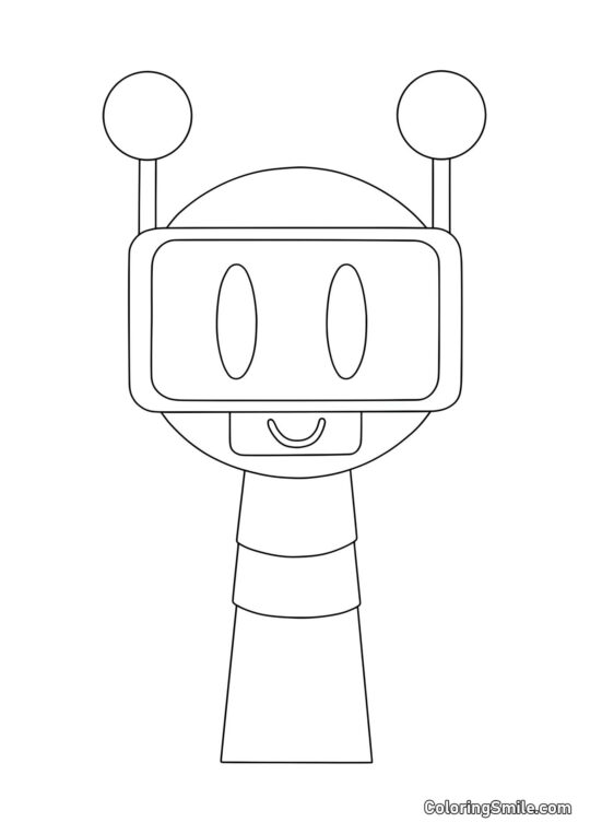 Sprunk Merry Bot - Página para Colorir