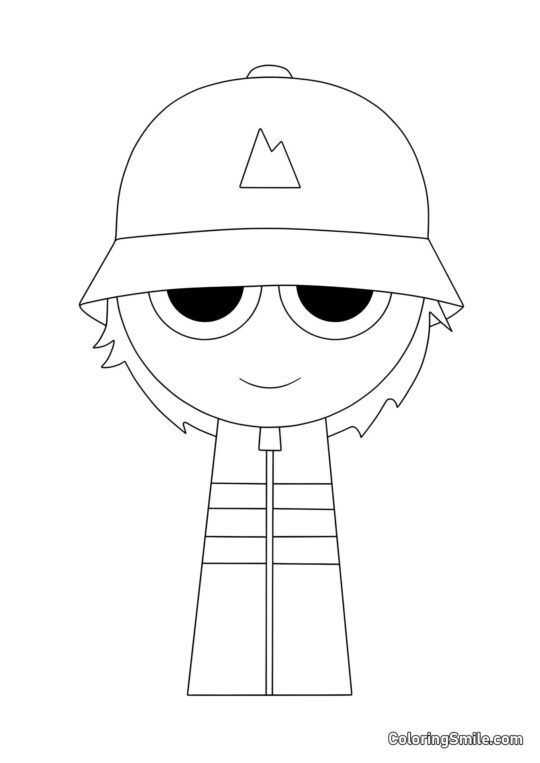 Sprunk El Cool P Bônus - Página para Colorir