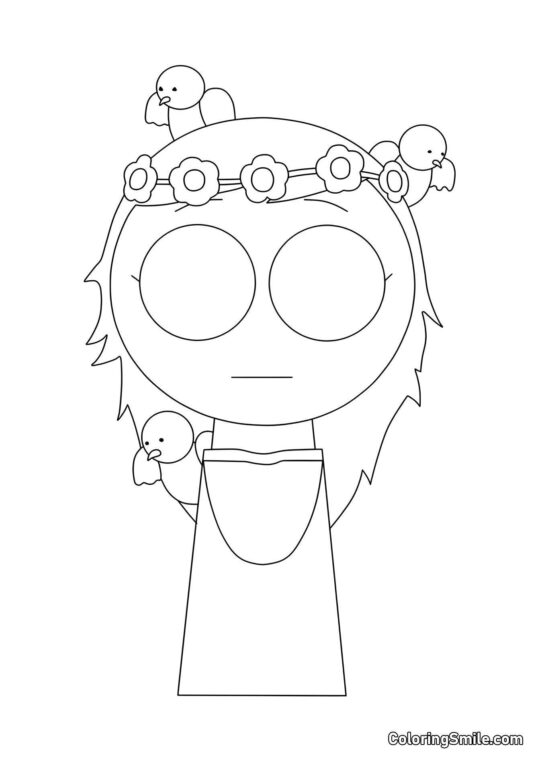 Sprunk Rosa Bônus - Página para Colorir