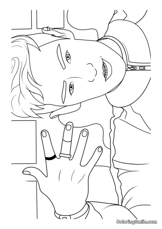 Thanos do Jogo do Lula 2 - Página para Colorir