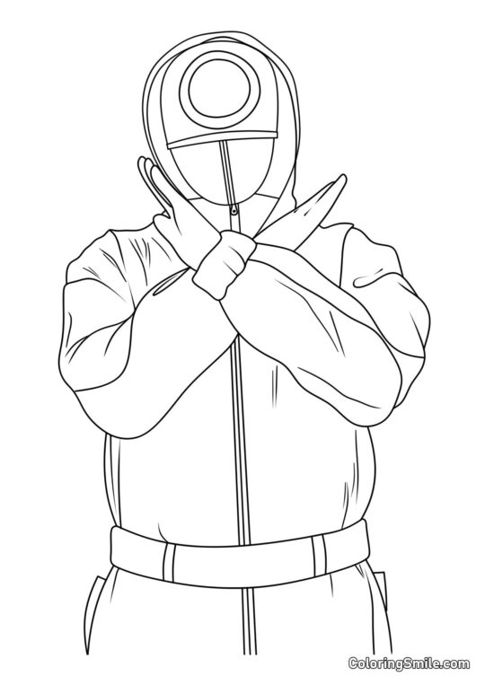 Guarda do Jogo do Lula 2 - Página para Colorir