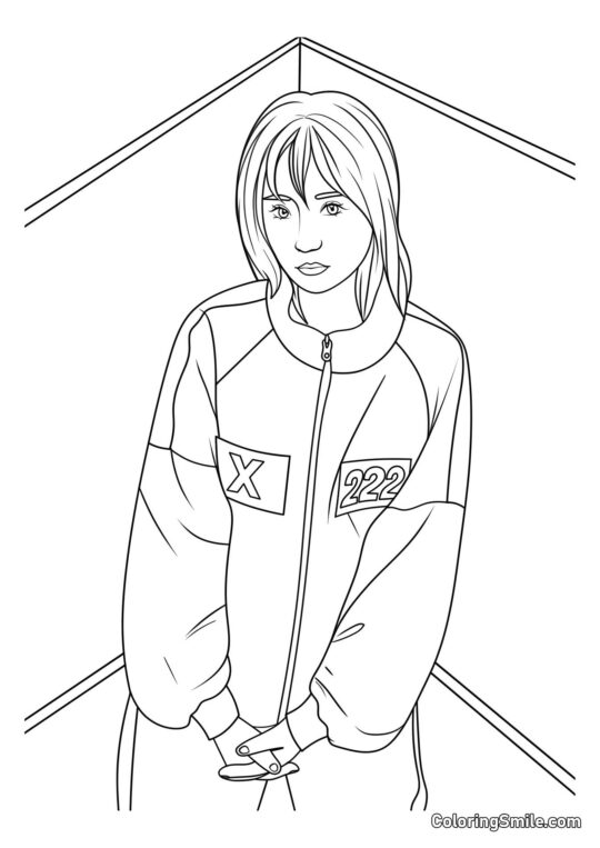 Jogador 222 do Jogo do Lula 2 - Página para Colorir