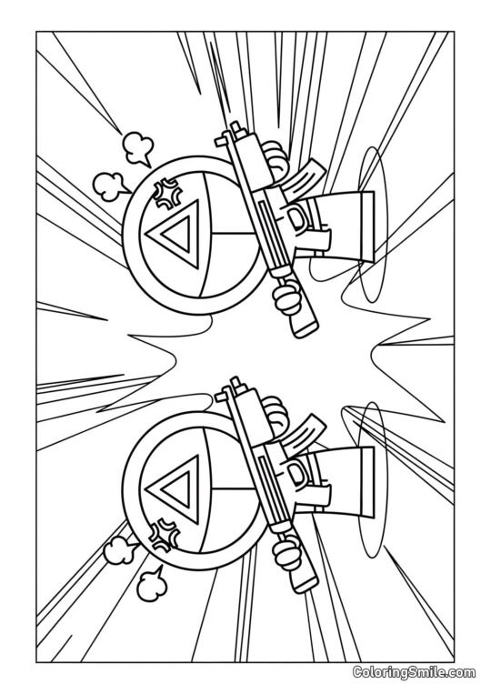 Sprunk em Estilo do Jogo do Lula - Página para Colorir