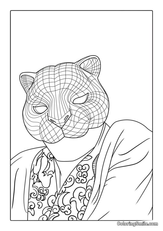 Espectador do Jogo do Lula - Página para Colorir