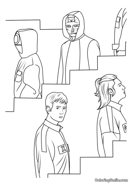 Heróis do Jogo do Lula 2 - Página para Colorir