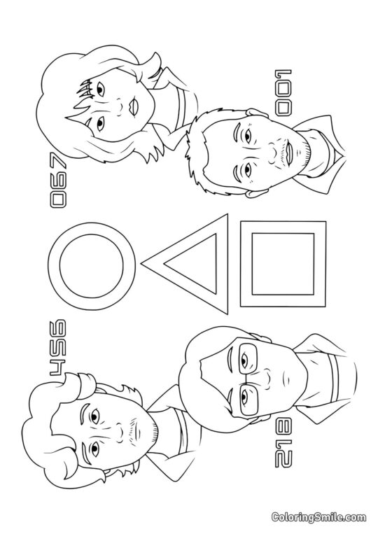 Avatares dos Jogadores do Jogo do Lula - Página para Colorir