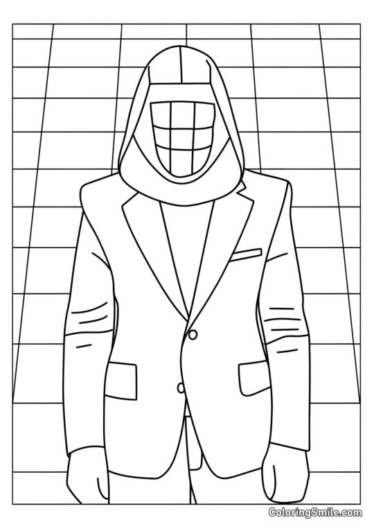 Anfitrião do Jogo do Lula - Página para Colorir