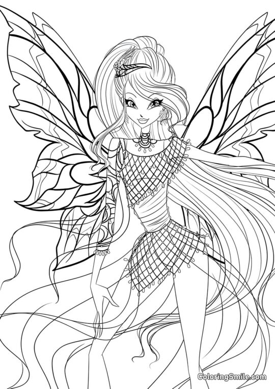 Winx Bloom Bloomix Winx Bloom Bloomix - Página para Colorir