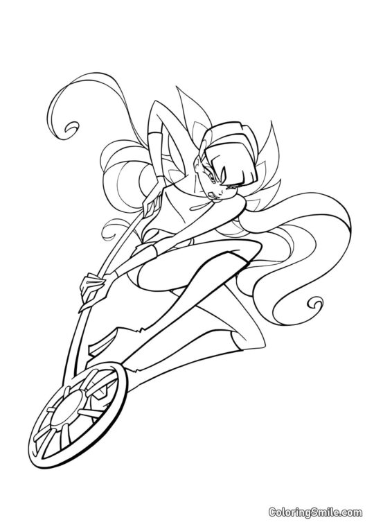 Stella em Desespero Stella em Desespero - Página para Colorir