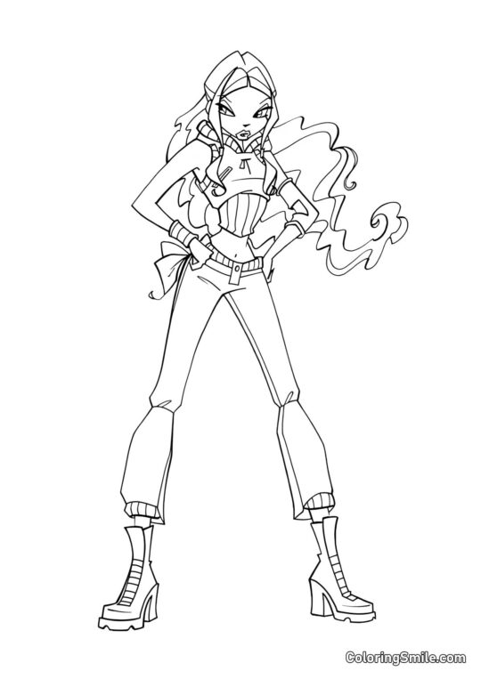 Layla Suspeita Layla Suspeita - Página para Colorir