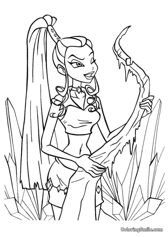 Icy Satisfeita Consigo Mesma Icy Satisfeita Consigo Mesma - Página para Colorir