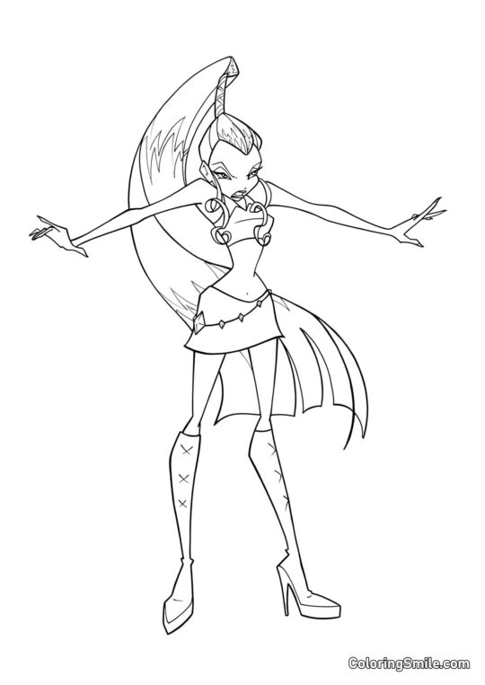 Icy Enfurecida Icy Enfurecida - Página para Colorir