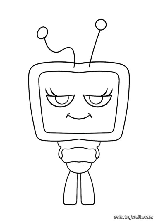 Vi do Mundo do Dandy - Página para Colorir