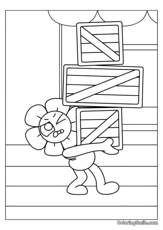 Dandy do Roblox - Página para Colorir